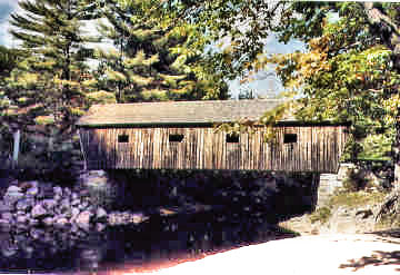 Lovejoy Covered Bridge. Photo by Liz Keating, September 20, 2006